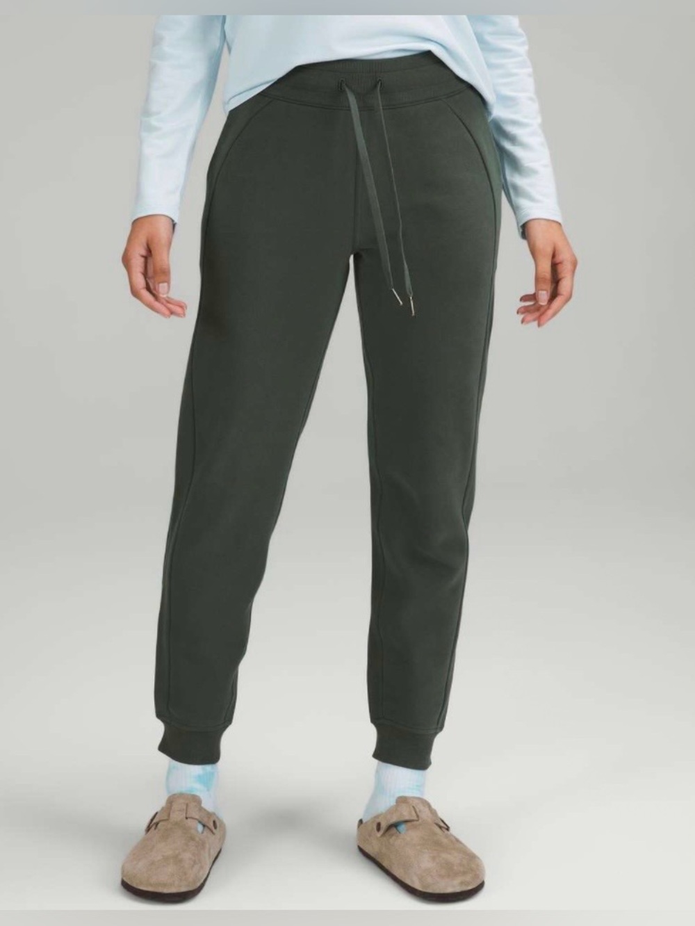 LULULEMON Scuba High Rise Smoked Spruce Jogger Sweatpants